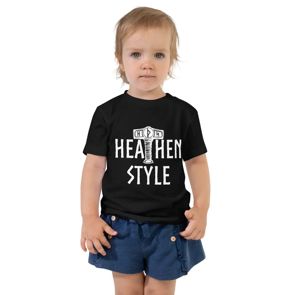 Little Warrior Unisex Toddler Tee, front view