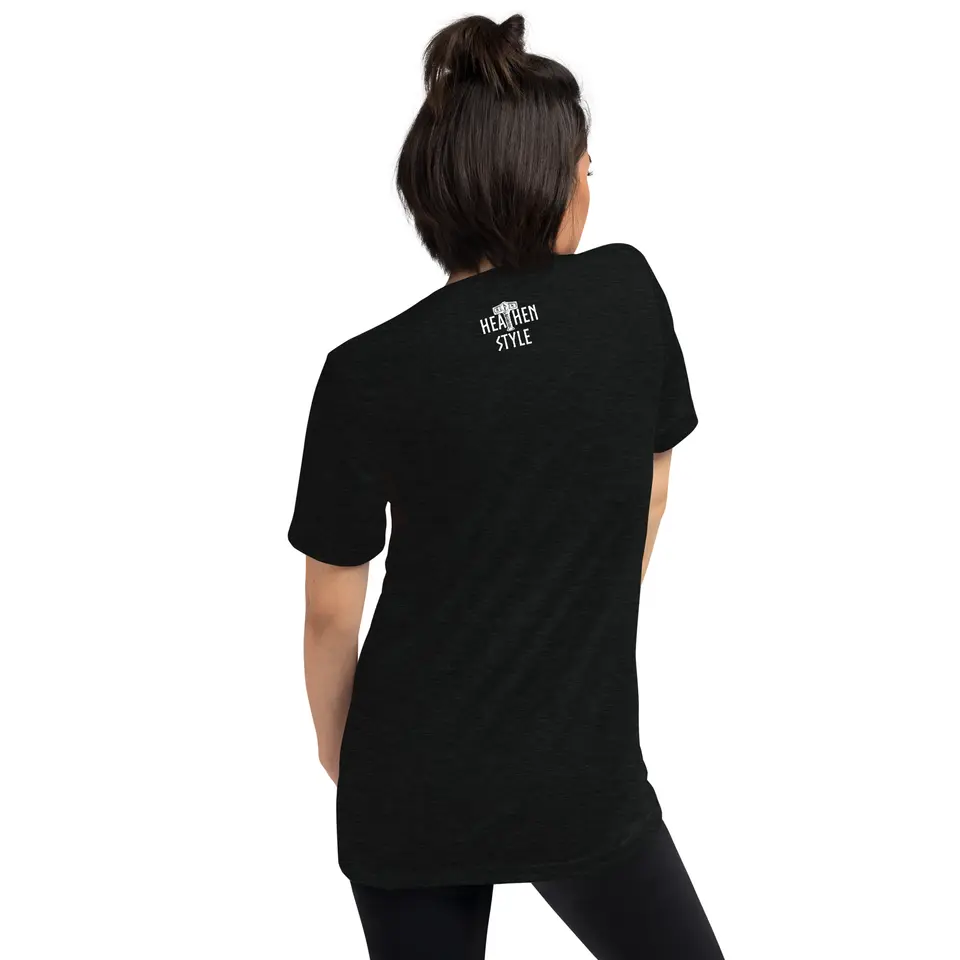 Odin’s Ravens UniSex TriBlend Tee, back view