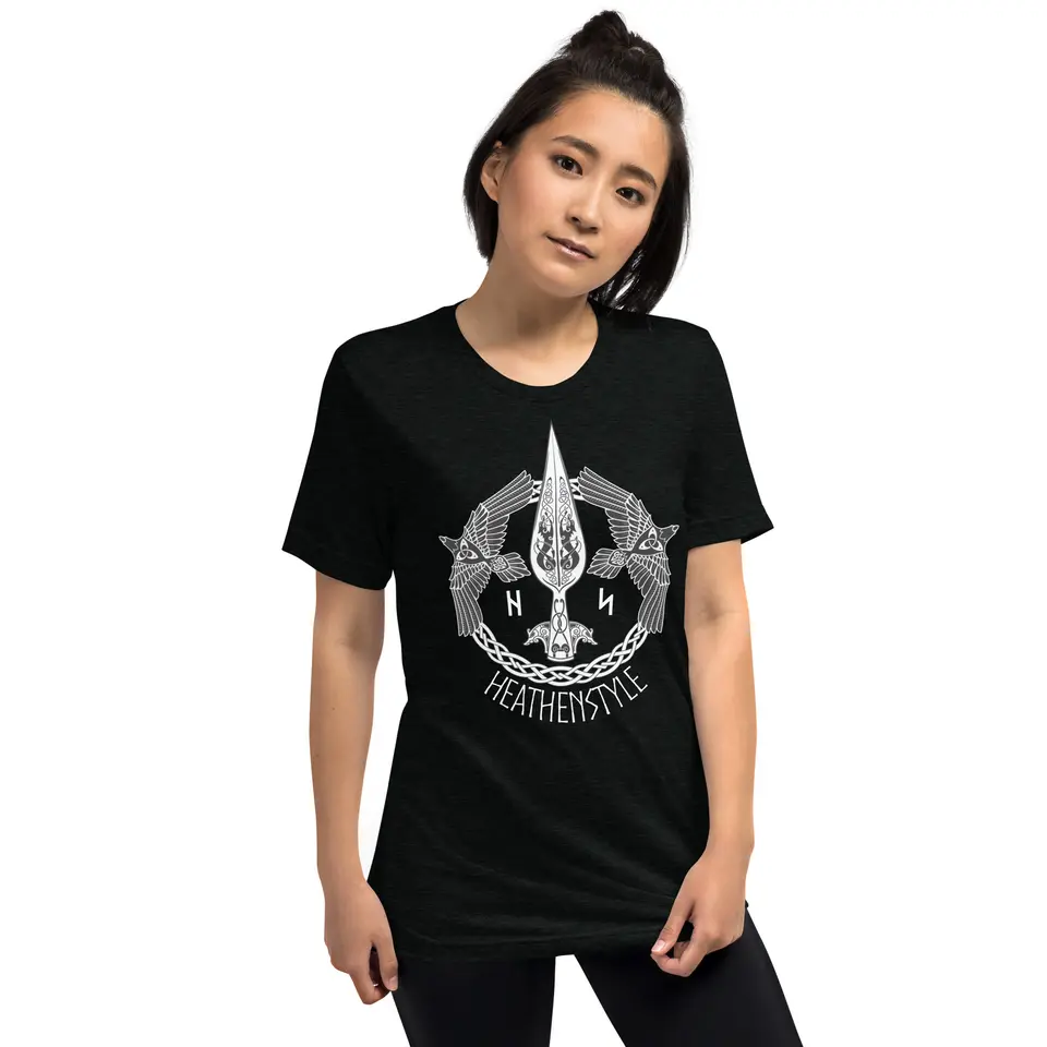 Odin’s Ravens UniSex TriBlend Tee, front view