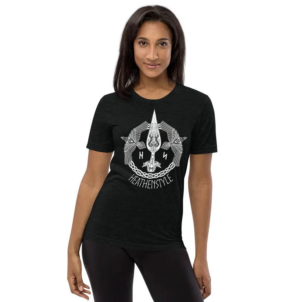 Odin’s Ravens UniSex TriBlend Tee, front view