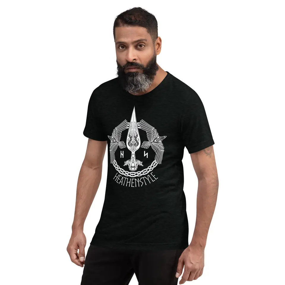 Odin’s Ravens UniSex TriBlend Tee, left side