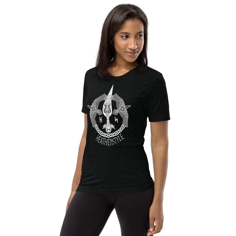 Odin’s Ravens UniSex TriBlend Tee, left side